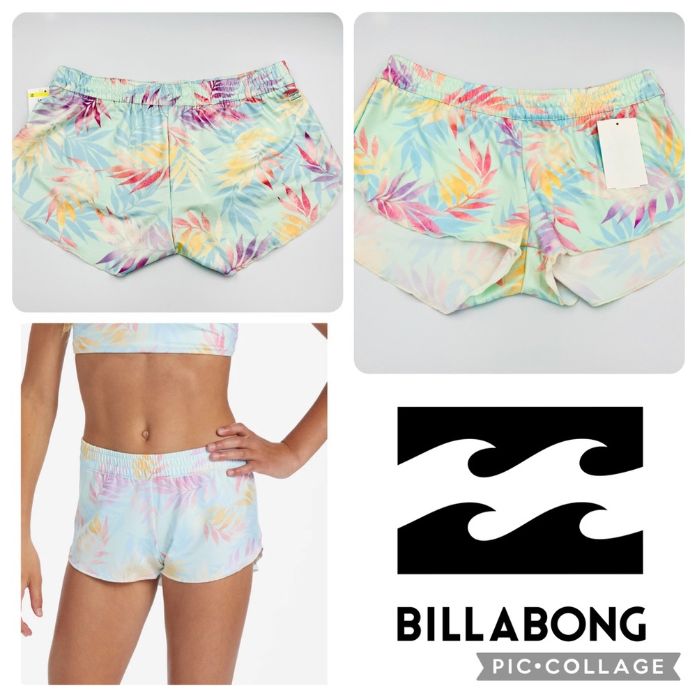 Billabong Girls Sweet Tropic Swim Short Boardshorts size 10 NWT